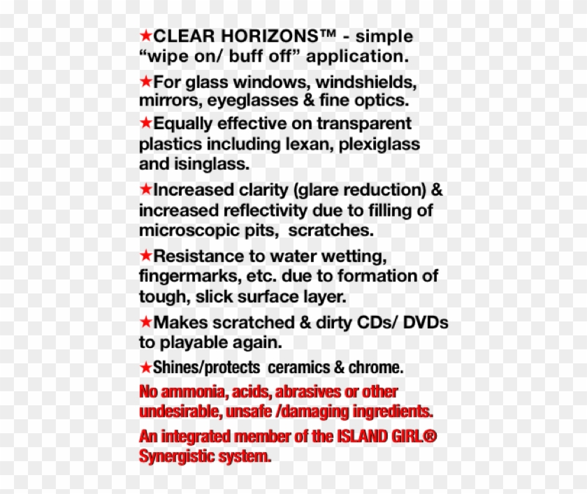 Used On Glass & Clear Plastics For Increases Clarity - Circle Clipart #5890232