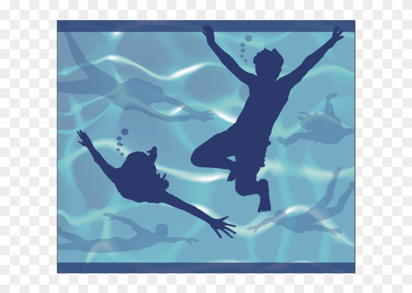 Free Swimming Logo - Underwater Clipart #5890667