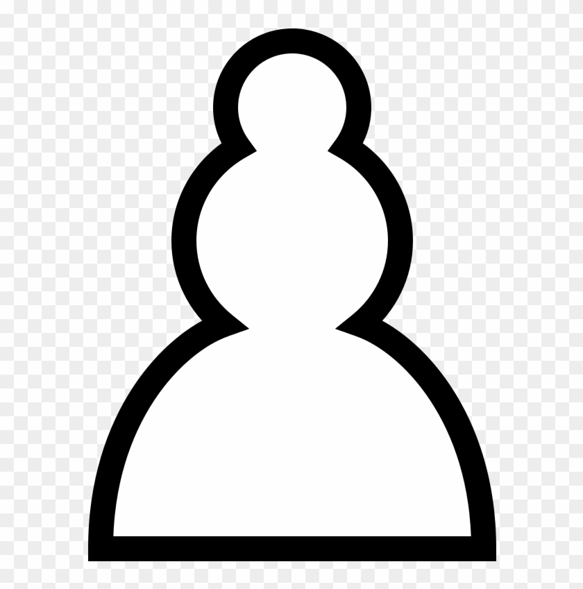 Western White Side Pawn - White Pawn Png Clipart