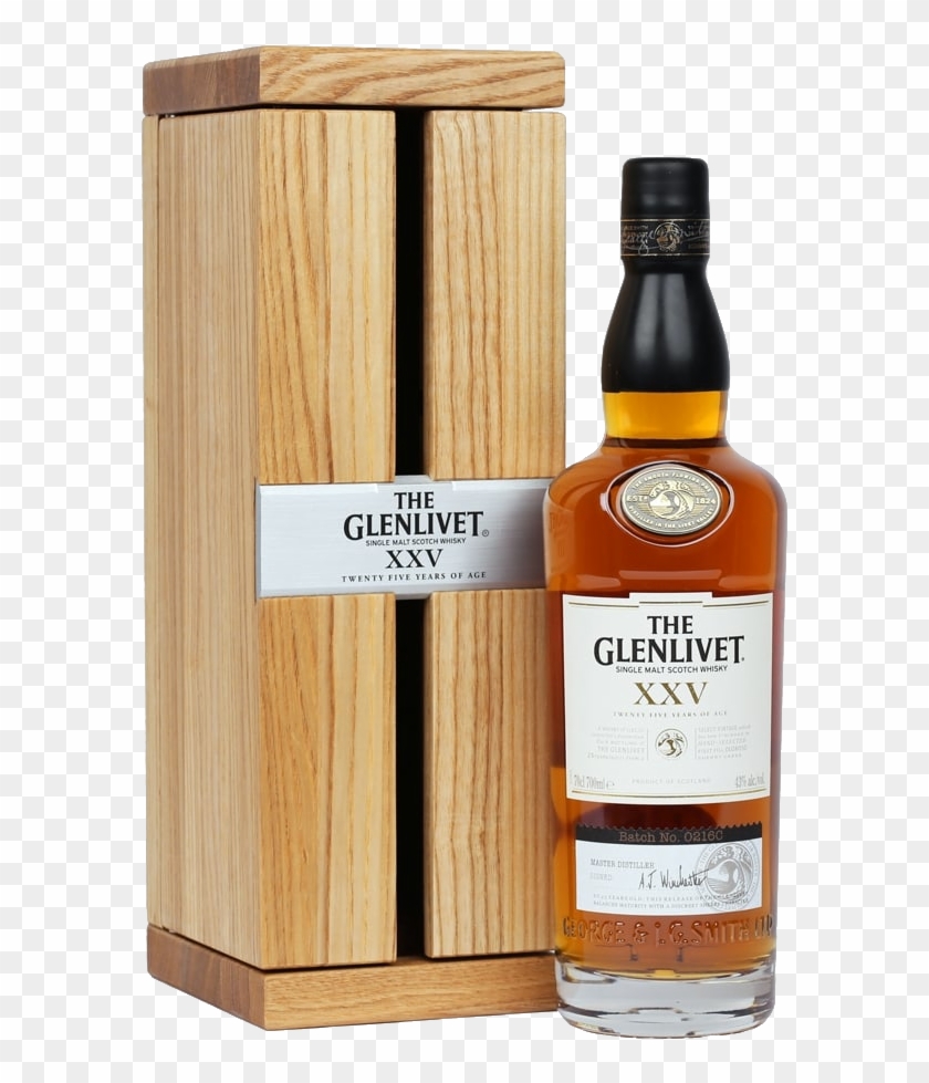 The Glenlivet 25 Year Old Xxv Scotch Whisky 700ml - Glenlivet 12 Clipart #5891570