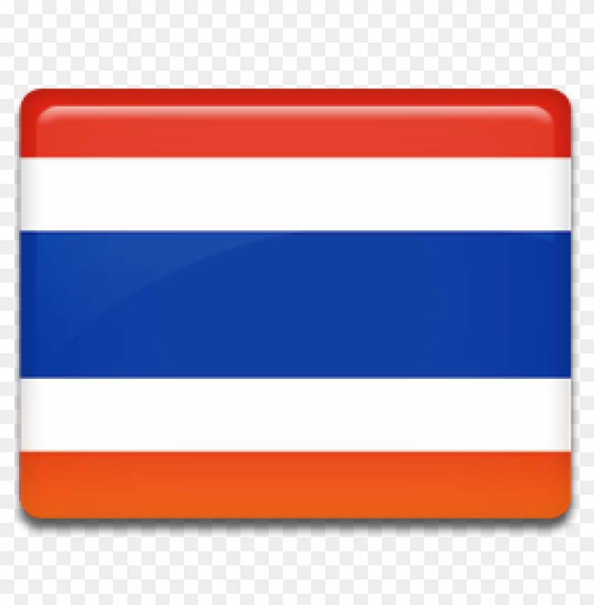 Thai Flag Png - Thailand Flag Icon Clipart #5891736