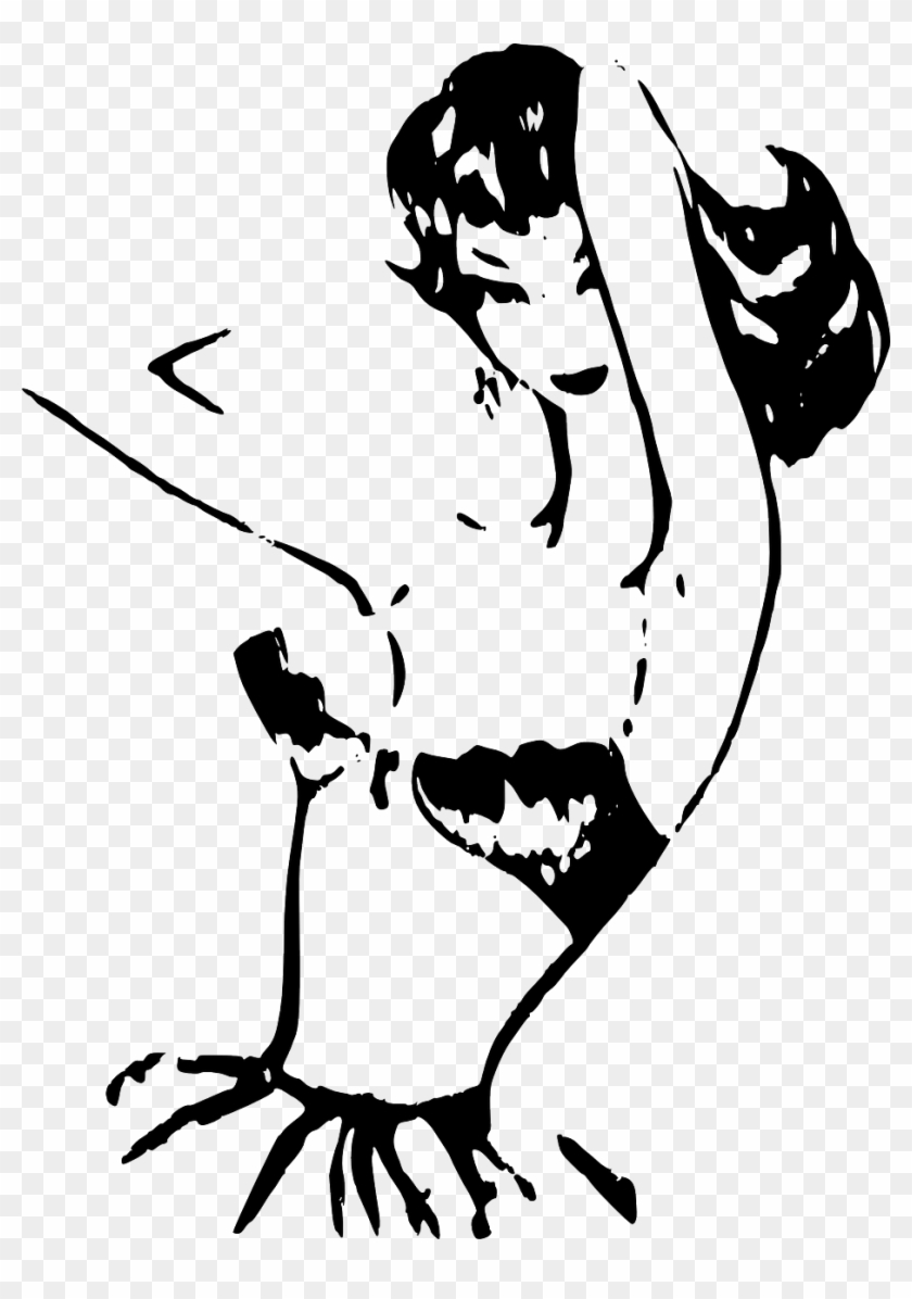 Lady With Bra Clip Art - Png Download