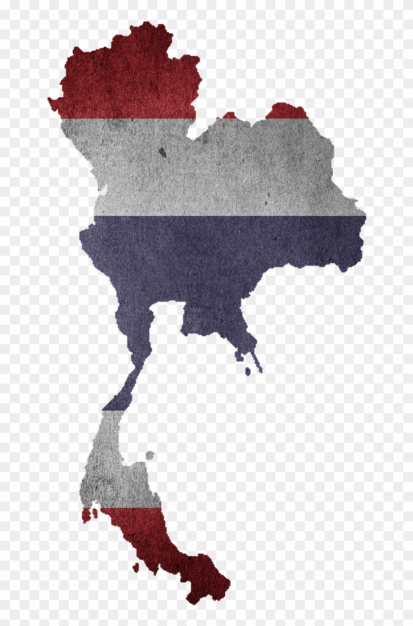 Thailand Map Vector Png Clipart
