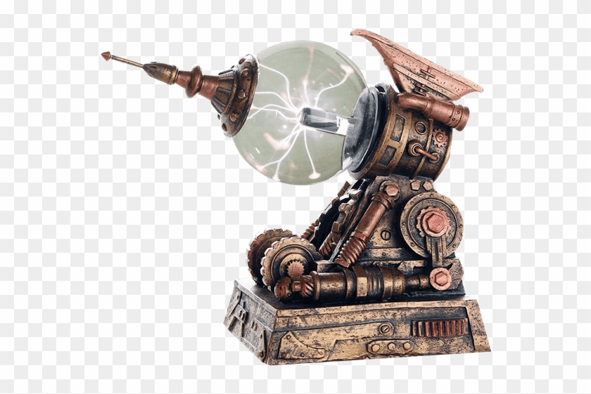 Steampunk Ray Gun Plasma Ball - Steampunk Ray Gun Clipart