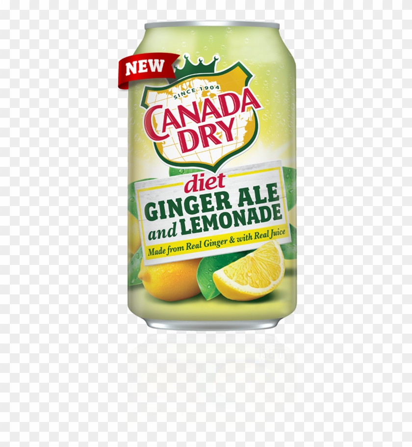 Canada Dry Diet Ginger Ale And Lemonade - Canada Dry Ginger Ale Lemonade Clipart #5892613