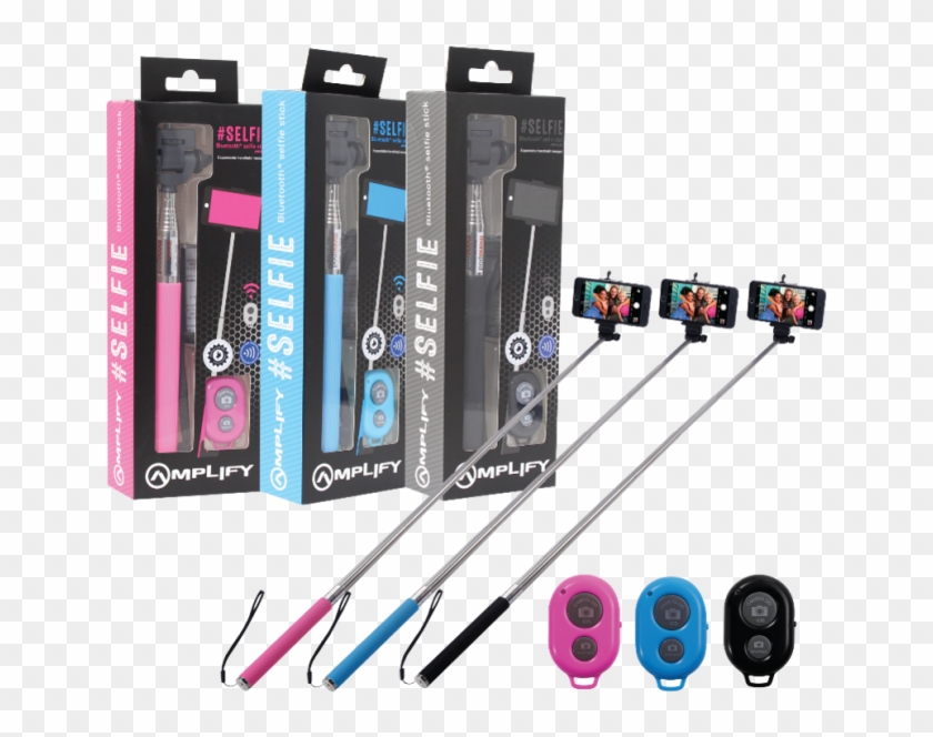 Amplify Bluetooth Mini Selfie Stick - Eye Liner Clipart