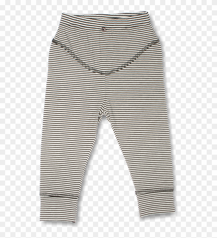 Long John Leggings, Black & White Stripe - Pocket Clipart #5893280