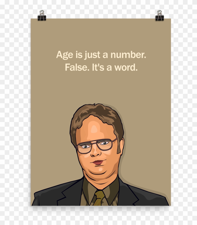 The Office Tv Show Print Dwight Schrute A3 Poster - Businessperson Clipart #5893289