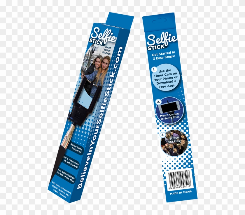 Selfie Stick Box Email - Banner Clipart