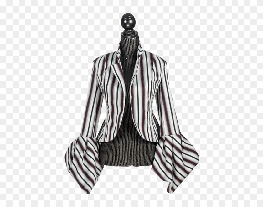 Black,red And White Stripe Jacket - Leather Jacket Clipart