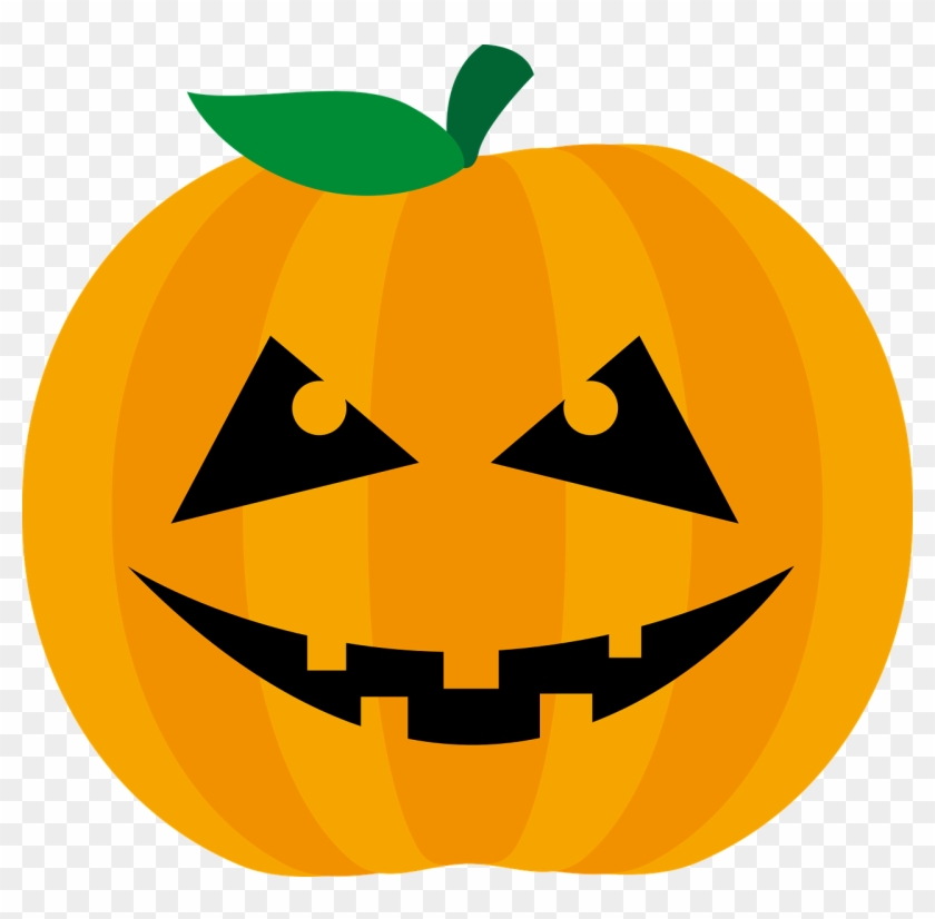 Pumpkin Halloween Orange Png Image - Abobora Halloween Desenho Png Clipart #5893528