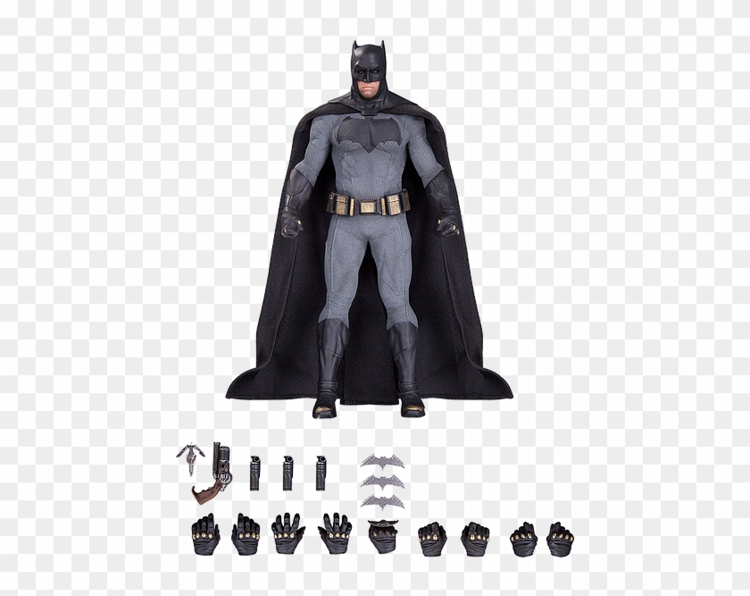 Bat-gadgets And Interchangeable Hands, All In The Image - Dc Collectibles Movie Figures Clipart