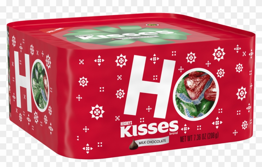 Santa Hat Hershey Kisses - Box Clipart