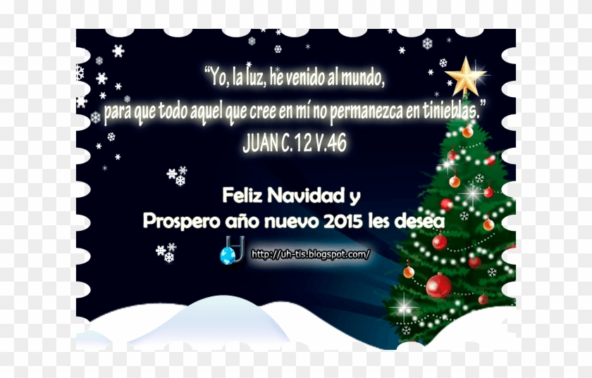 Mensaje De Navidad Y Año Nuevo 2015, Del Blog Uh T - Music Clipart #5894495