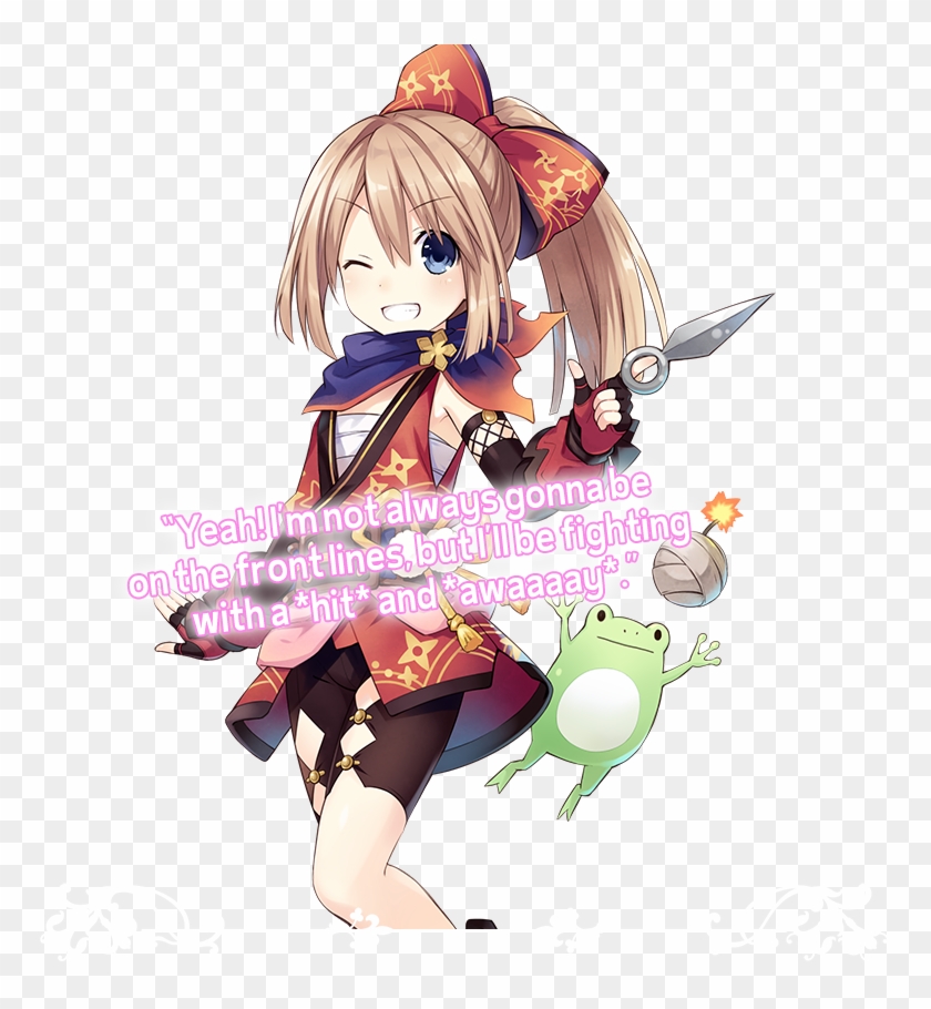 A Goddess Candidate Of Lowee, And Blanc's Younger Sister Clipart