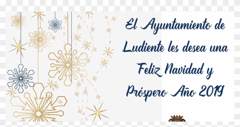 Feliz Navidad Y Próspero Año Nuevo - Calligraphy Clipart