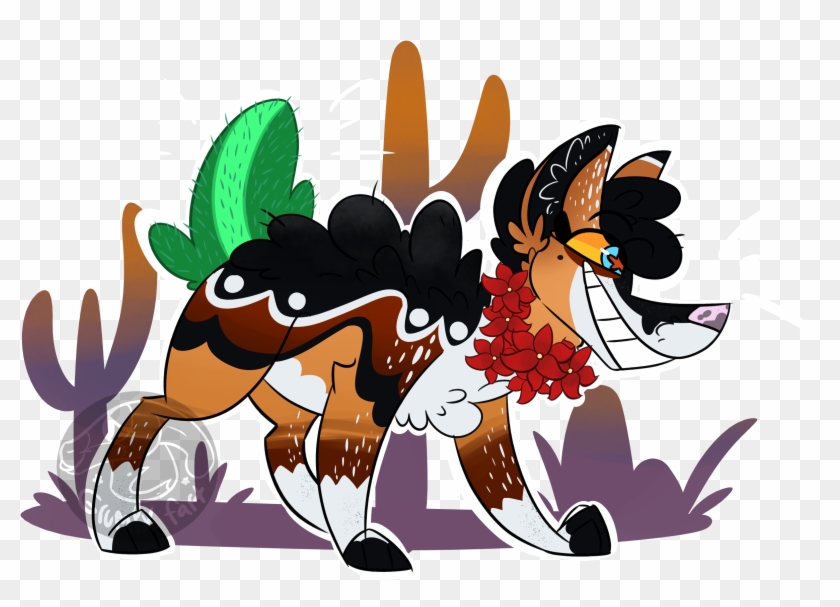 Jackal Adopt - Cartoon Clipart