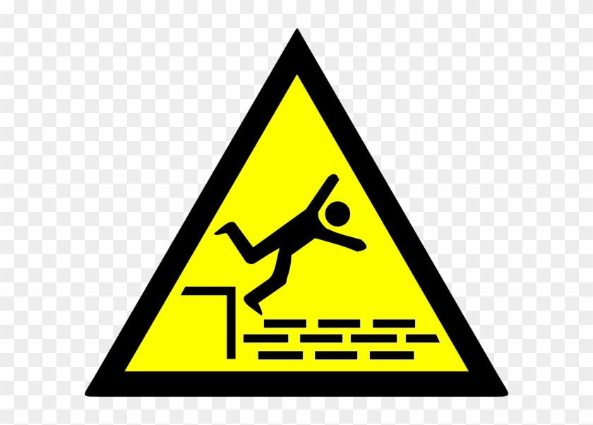 Danger Of Falling Sign Clipart