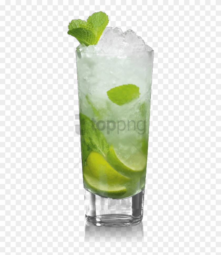 Free Png Caipirinha Png Png Image With Transparent - Highball Glass Mojito Clipart #5895292