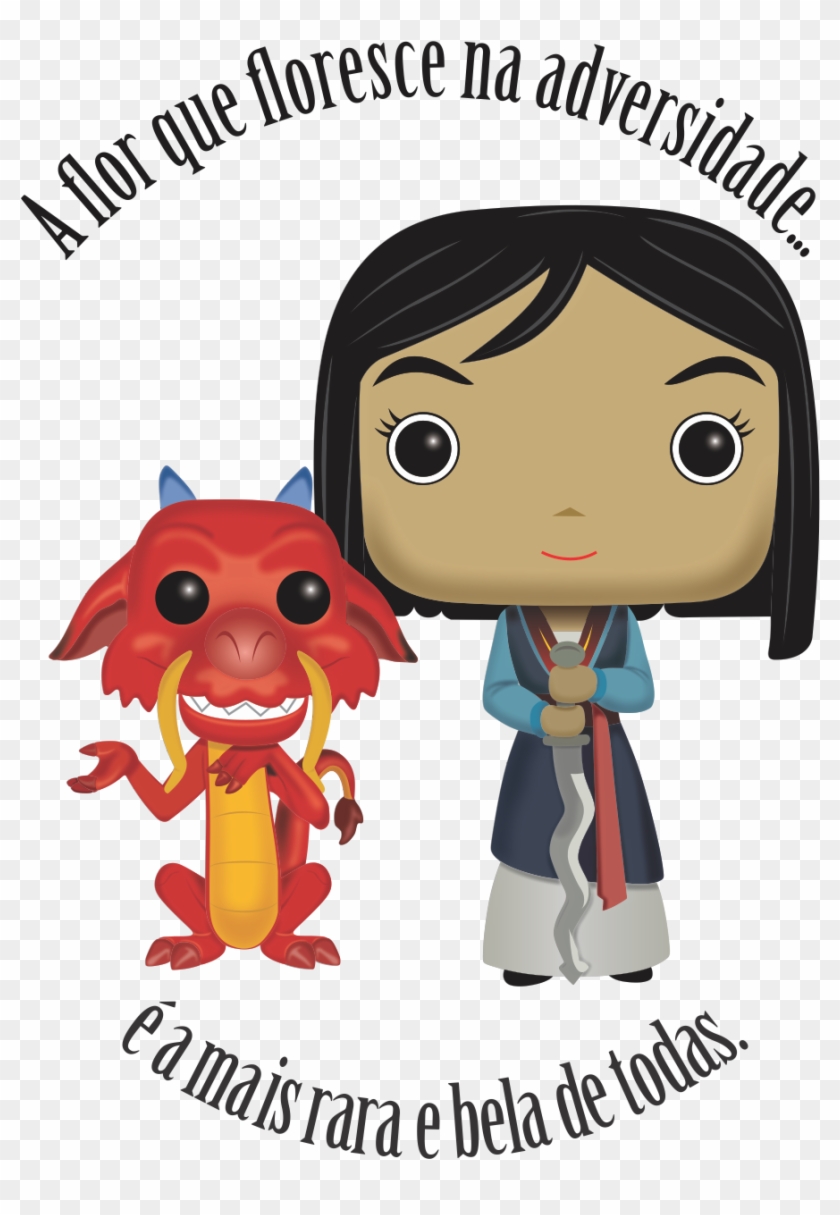 131 - Mushu E Grilo Funko Clipart #5895293