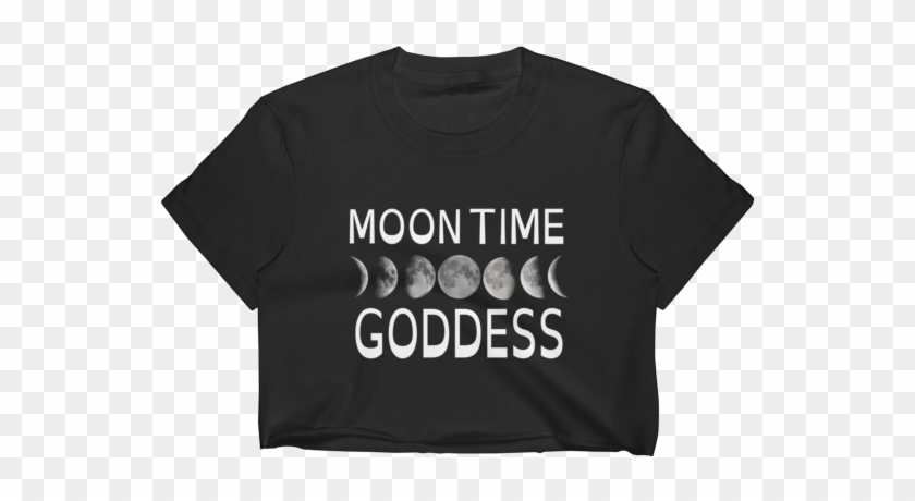 Moontime Women's Crop Top - Phases Of Moon For Kids Clipart #5895331