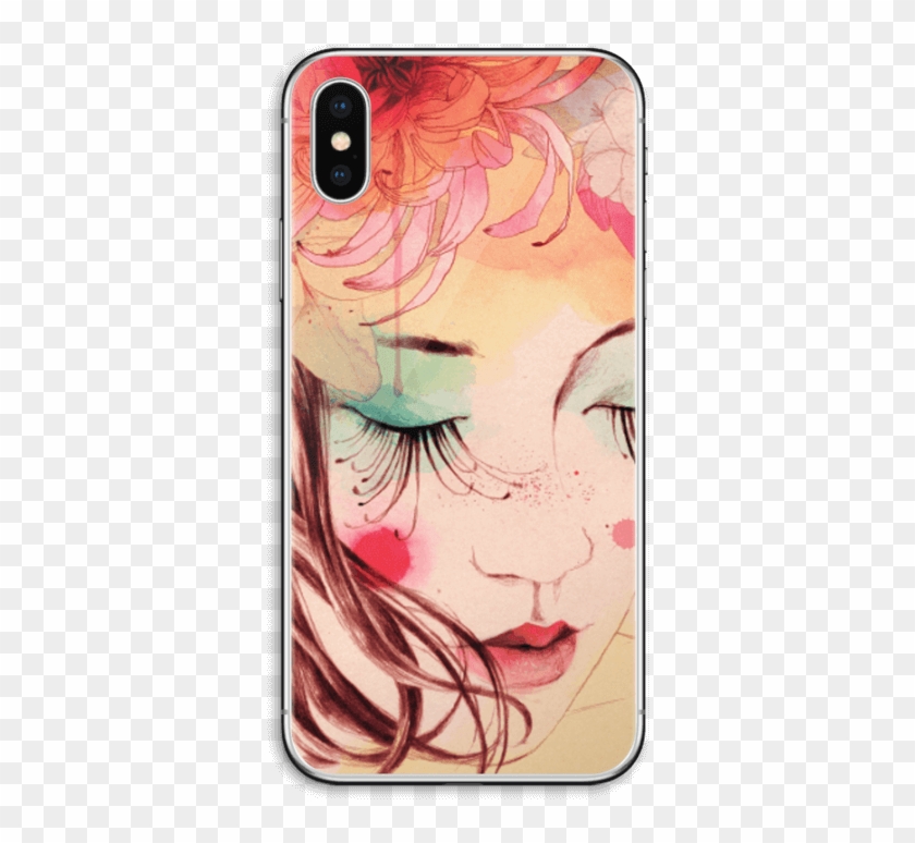 Blushing Girl Skin Iphone X - Mobile Phone Case Clipart