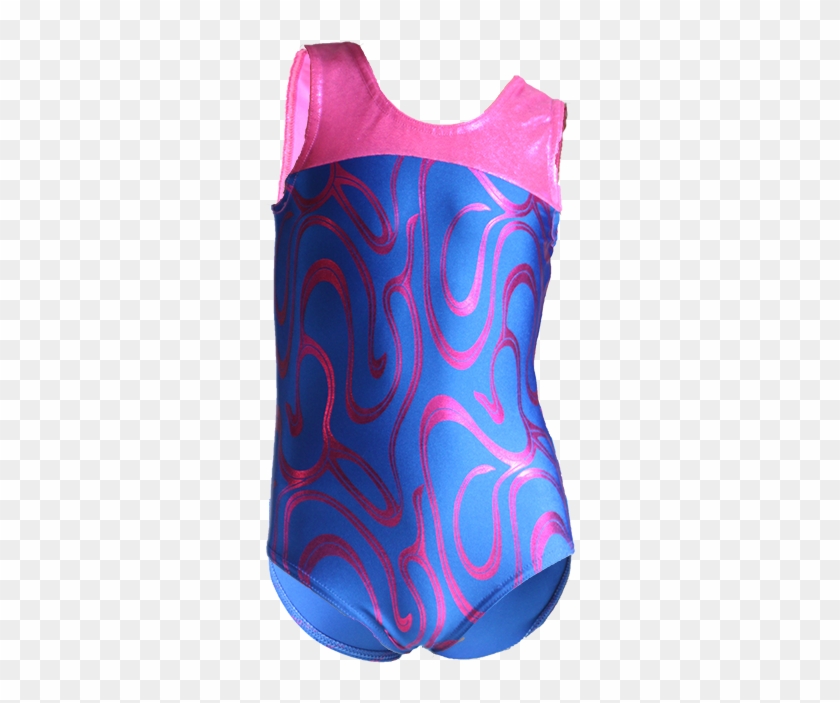 Royal Pink Swirl Front500 - Maillot Clipart