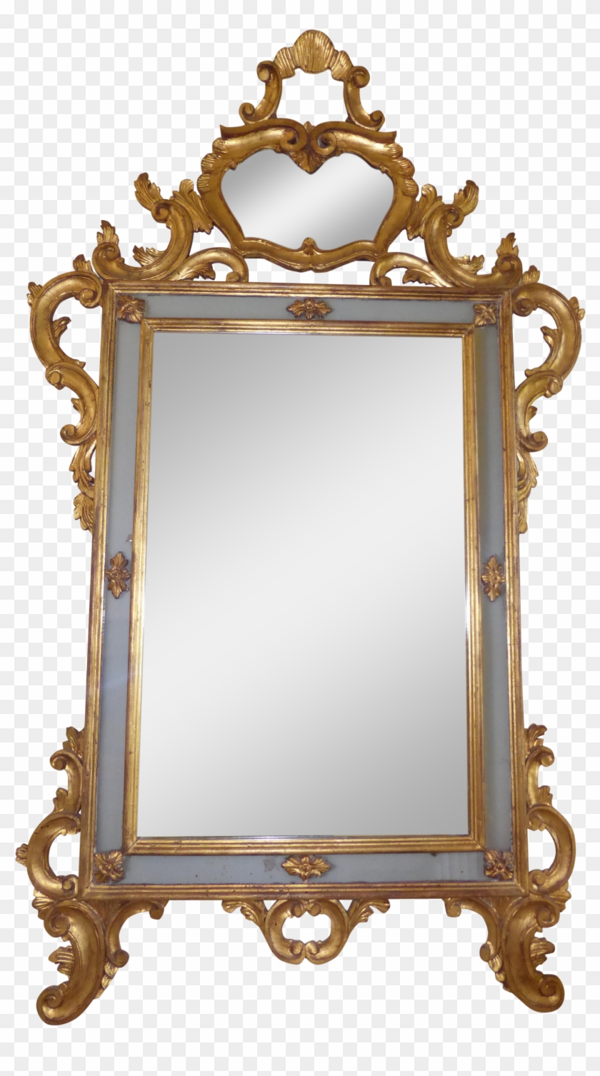 French Louis Xv Gold Giltwood Rococo Large 67" Wall - Antique Clipart