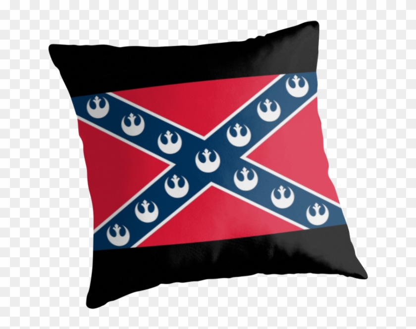 Star Wars Rebel Flag" Throw Pillows By Xanaman - Star Wars Rebellion Confederate Clipart