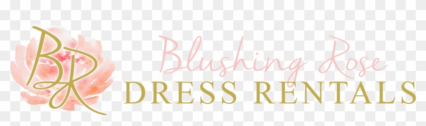 Blushing Rose Dress Rentals - Calligraphy Clipart