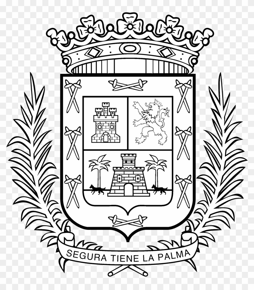 Las Palmas Logo Black And White - Leon Clipart #5896259