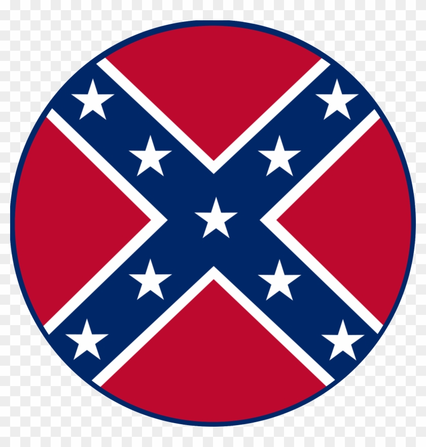 Oval Gas Lid Sticker - American Racist Flag Clipart #5896663