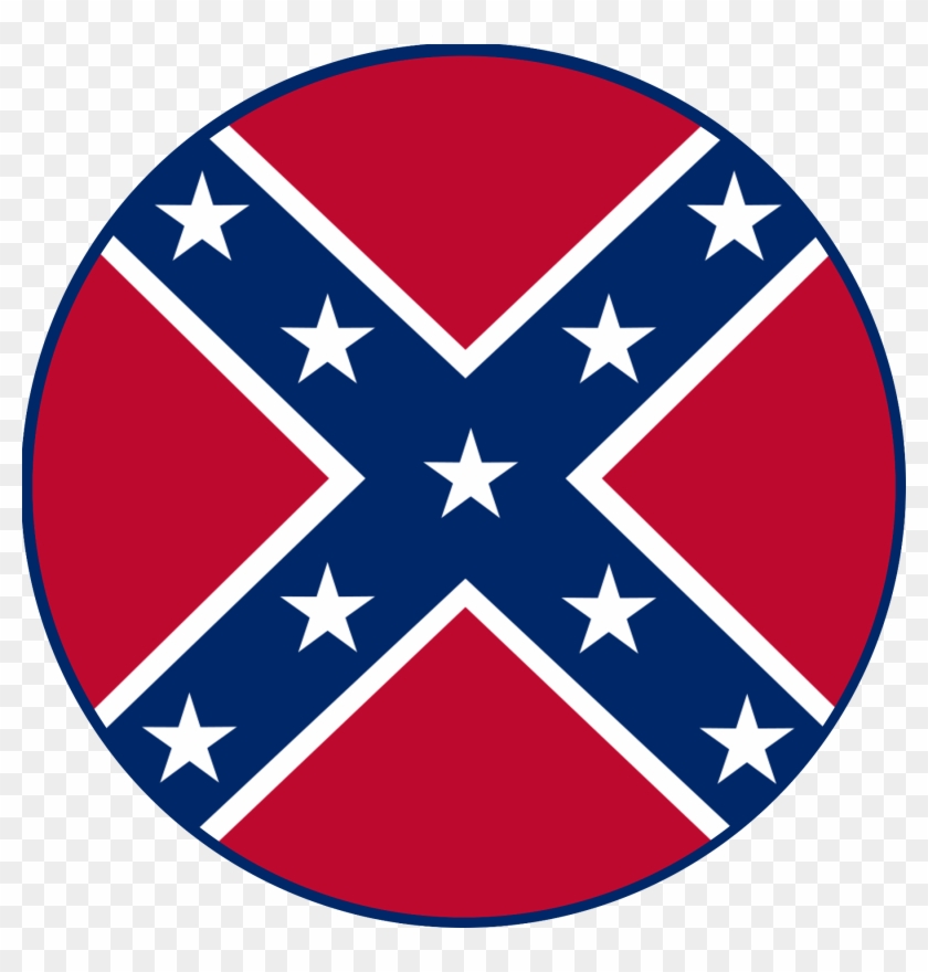 Oval Gas Lid Sticker - American Racist Flag Clipart