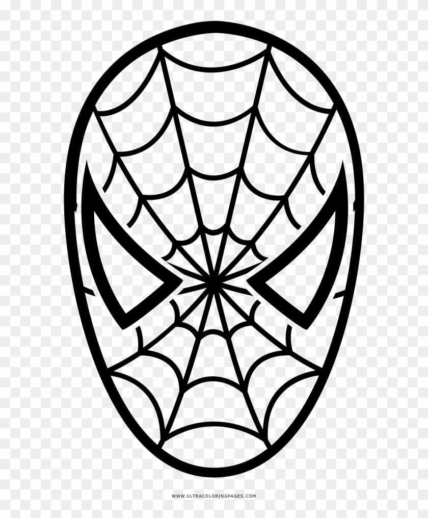 Spider Man Coloring Page - Toile D Araignée Dessin Clipart #5897390