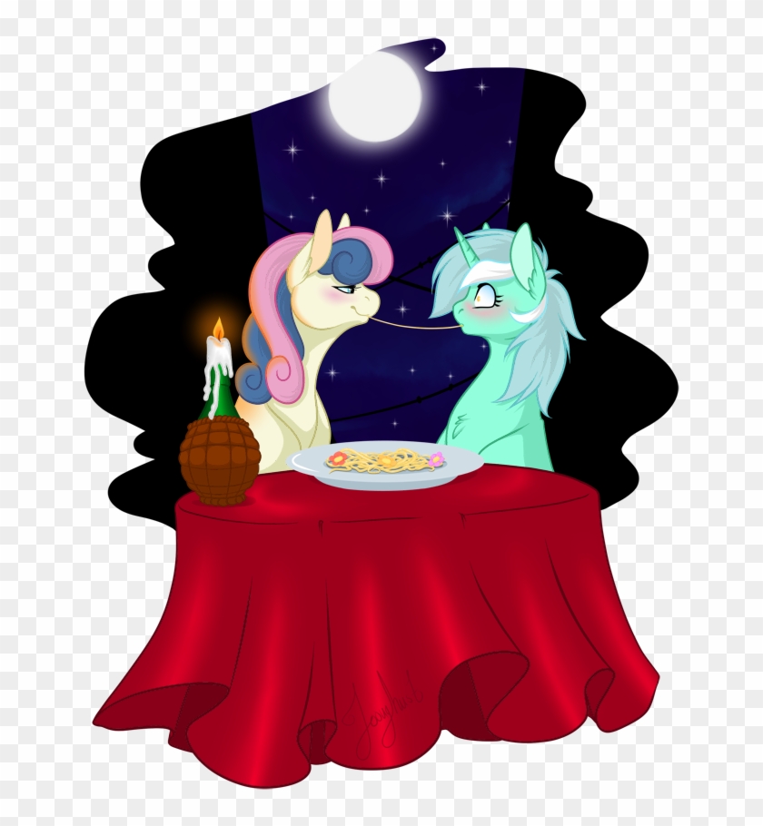 Jooughust, Blushing, Bon Bon, Candle, Eating, Female, - Cartoon Clipart #5897505