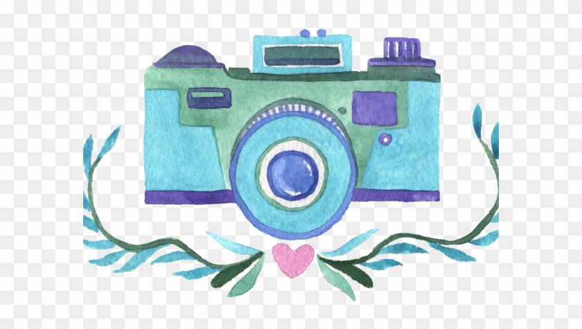 #camera #overlay #icon #purple #green #blue #aesthetics - Logos De Camaras Fotograficas Png Clipart #5897706