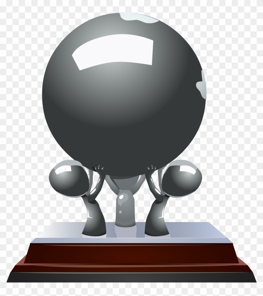 This Free Icons Png Design Of Trophy Street Creator - Trophy On Earth Clipart