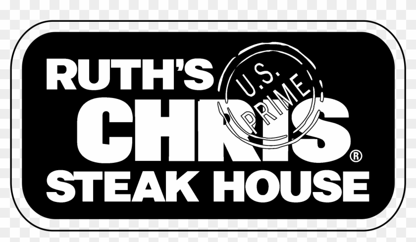 Ruth's Chris Steak House Logo Black And White - Ruth's Chris Logo White Clipart #5898195