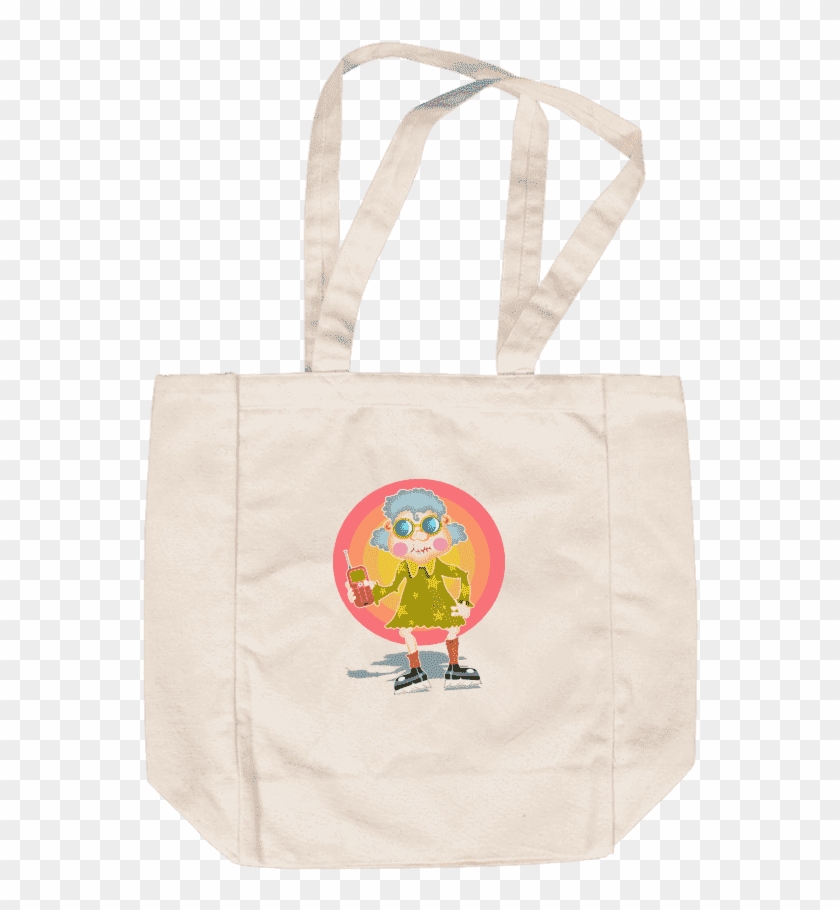 Granny Motif Tote Bag - Tote Bag Clipart #5898346
