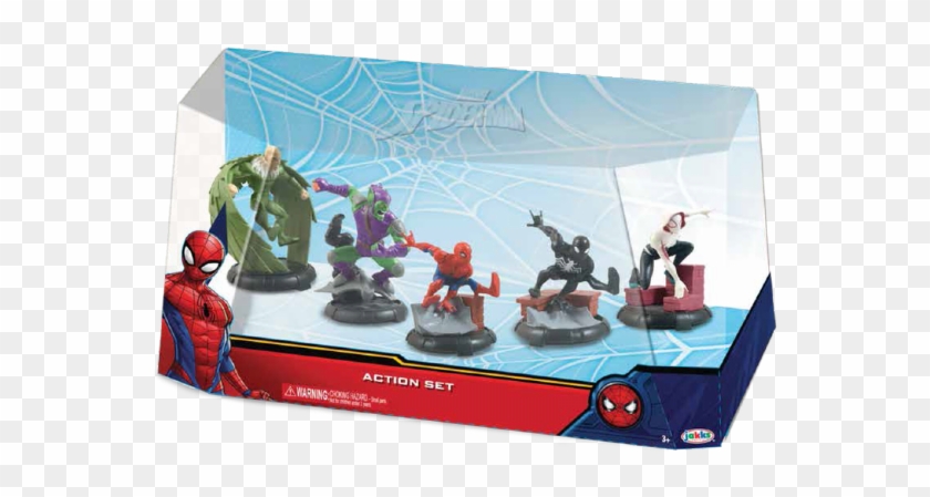 Domo Colecionável Com Figuras Homem Aranha - Figurine Clipart #5898420
