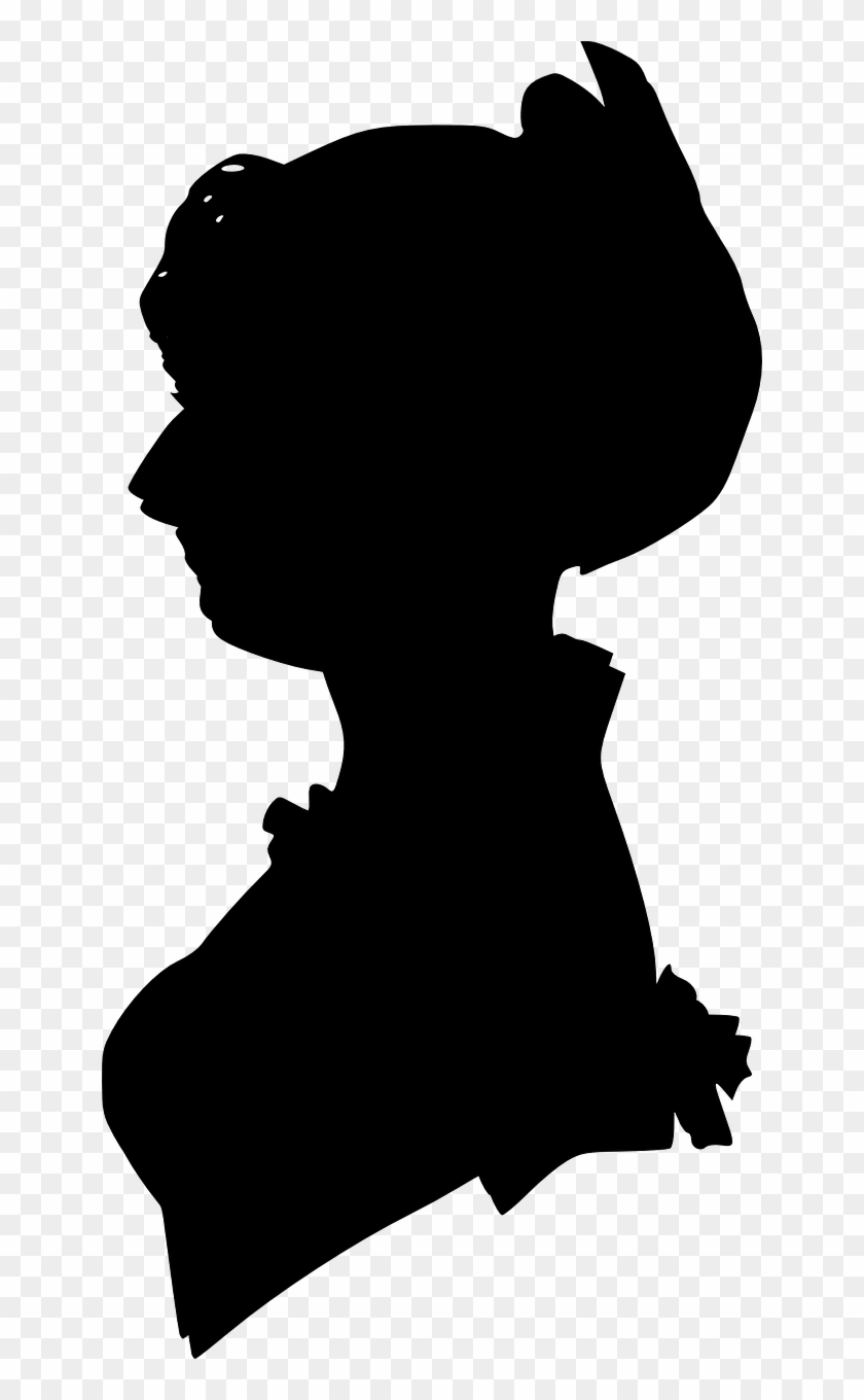 Lade Silhouette Medieval Fashion Png Image - Lady Silhouette Png Clipart