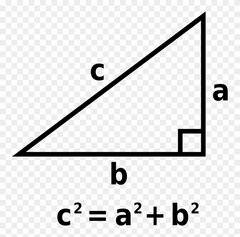Pythagorean Theorem Mathematics Formula Triangle - Pythagorean Theorem Clipart - Png Download