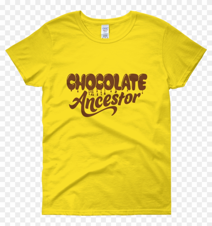 Dripping Chocolate Ancestor Ladies Short Sleeve T-shirt - Michigan Wolverines Volleyball Clothes Clipart