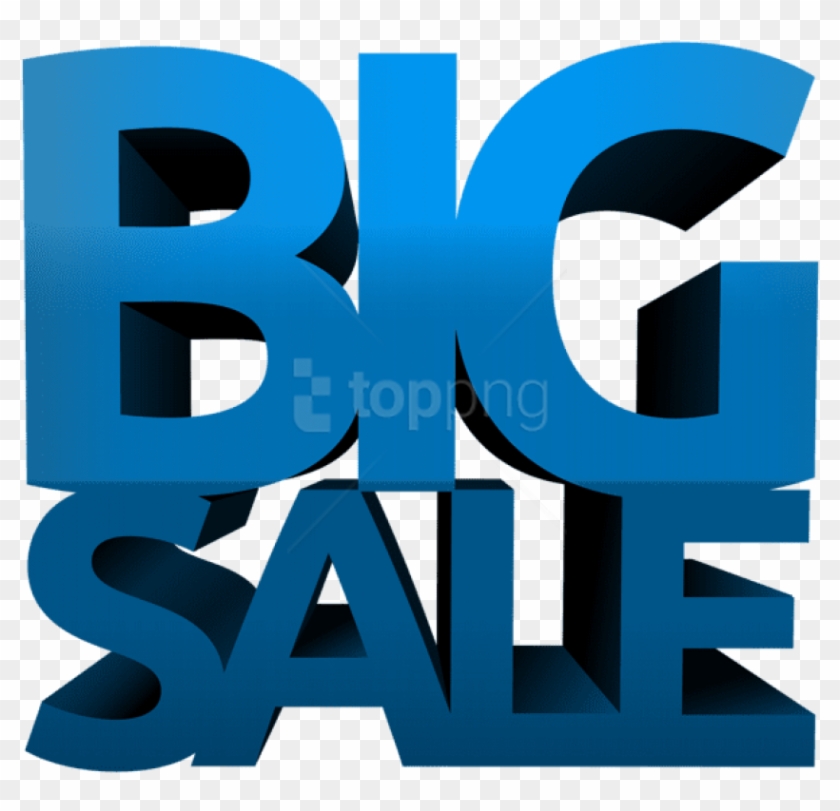 Download Big Sale Blue Clipart Png Photo - Transparent Big Sale Png #5899106