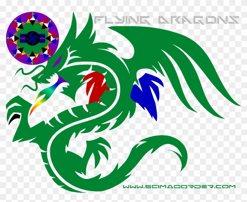 Draw A Tribal Dragon Clipart