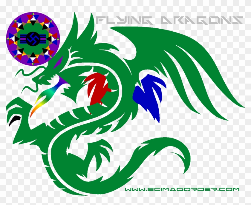 Draw A Tribal Dragon Clipart #5899442