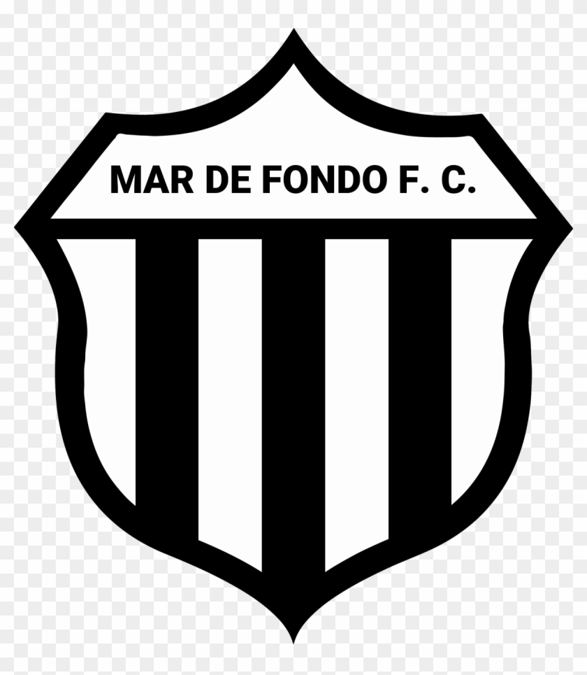 Escudo Mar De Fondo Fútbol Club V2 Clipart #5899835
