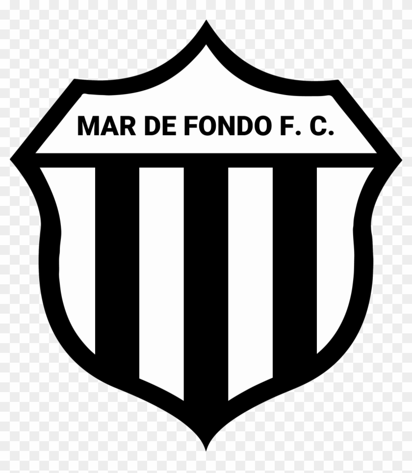 Escudo Mar De Fondo Fútbol Club V2 Clipart