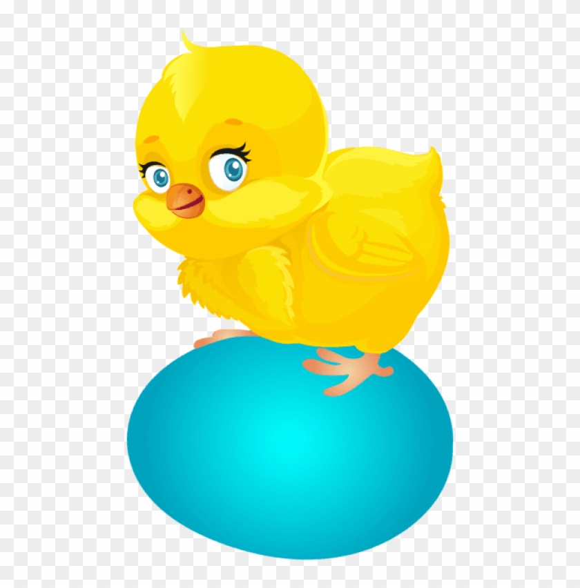 Free Png Download Blue Easter Egg And Chicken Png Png Clipart #590117