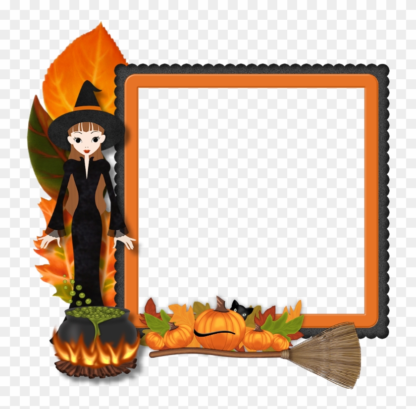 Best Free Frame Halloween Png Image - Halloween Picture Frame Png Clipart #590265